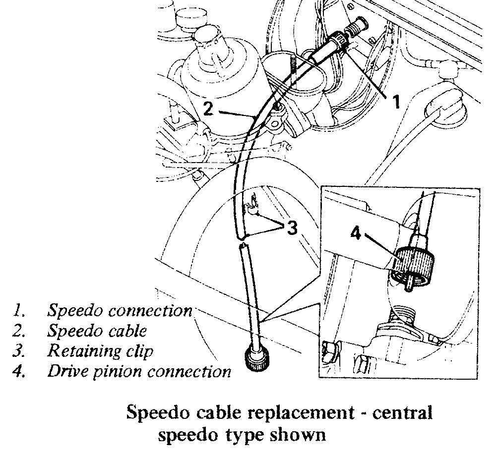 SPEEDOMETER CABLE